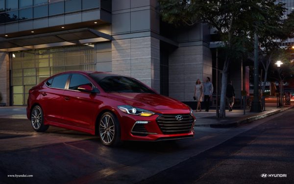 Red 2017 Hyundai Elantra